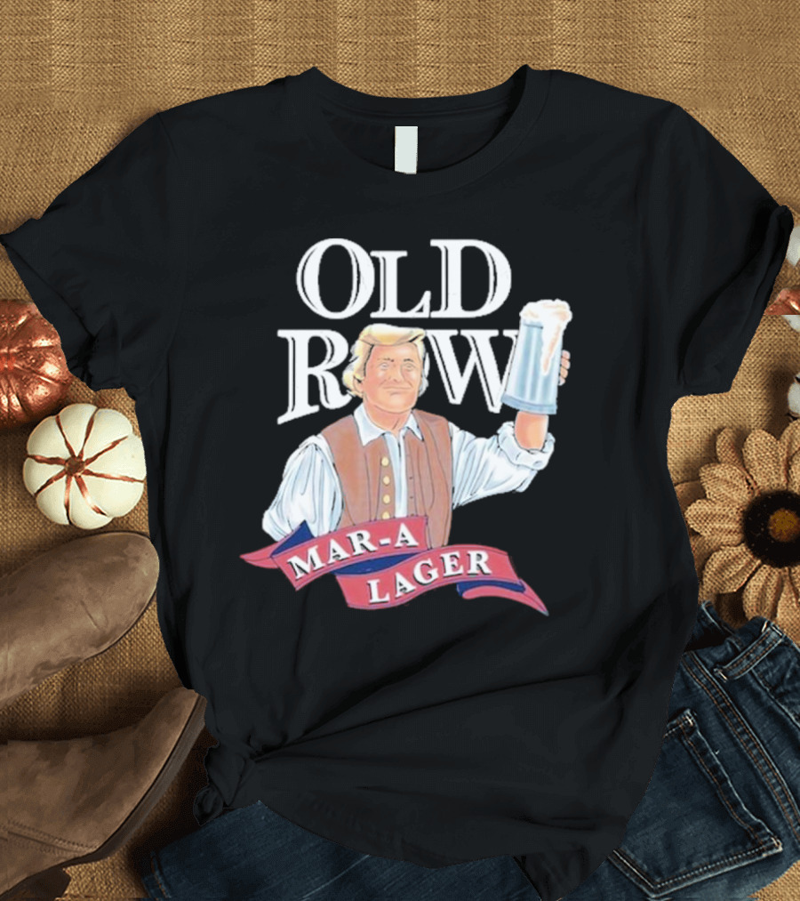 Old Row Mar-A Lager Vintage Style Cheers Figure T-Shirt