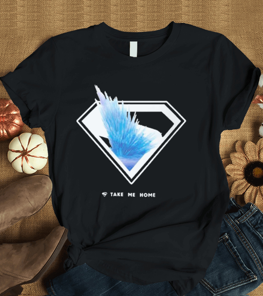 uperman 2025 Take Me Home Ice Crystal Diamond Emblem T-Shirt