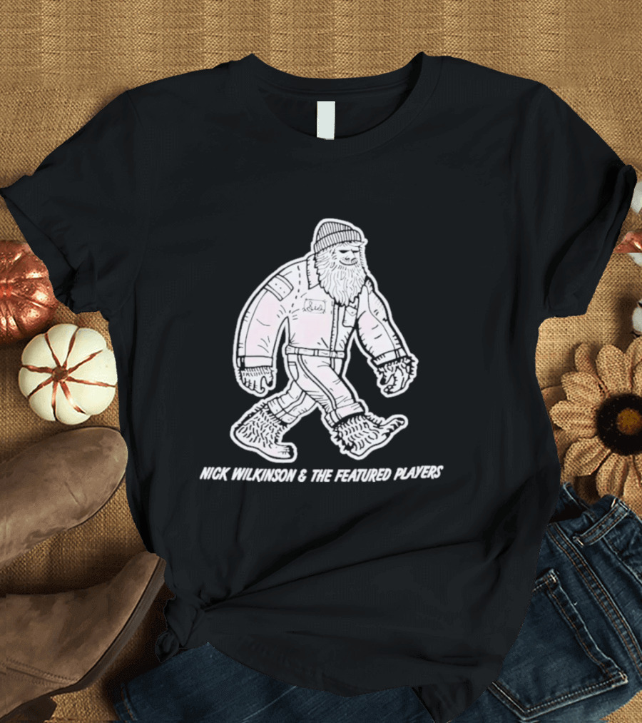 Nick Wilkinson and The Featured Players Bigfoot Lumberjack T-Shirt