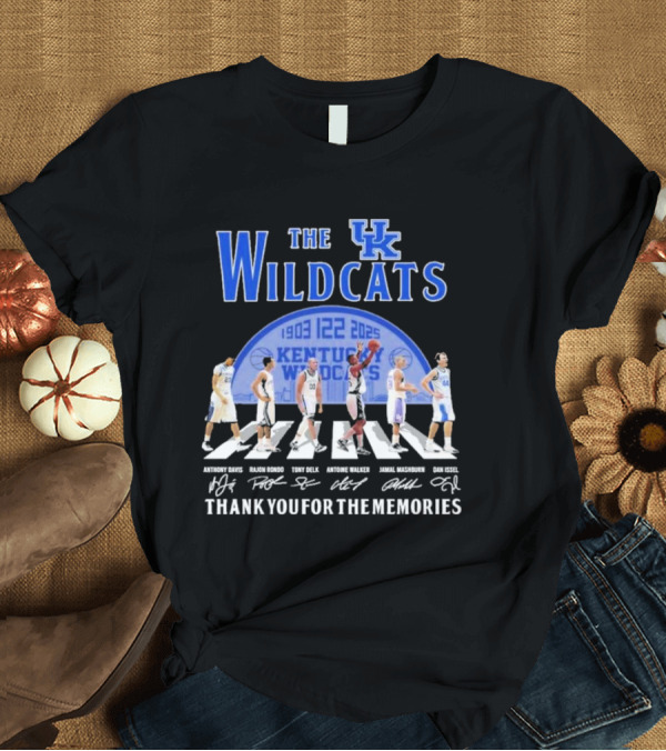 T-Shirt: The Wildcats Kentucky 122 Years 1903-2025 Thank You for the Memories T-Shirt The Wildcats Kentucky 122 Years 1903-2025 Thank You for the Memories T-Shirt
