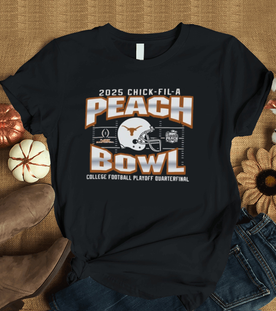 2025 Chick-fil-A Peach Bowl College Football Playoff Quarterfinal Texas Arizona T-Shirt