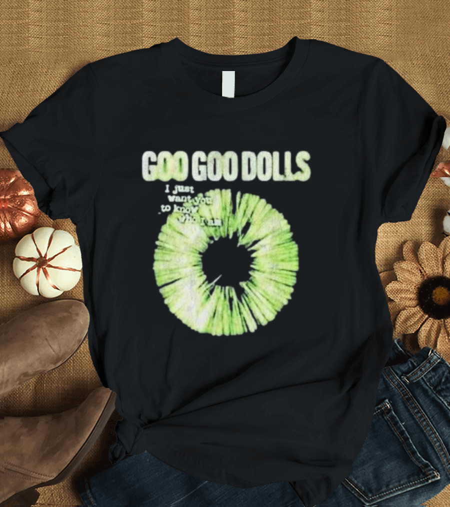 Goo Goo Dolls I Just Want You to Know Who I Am Green Circular T-Shirt