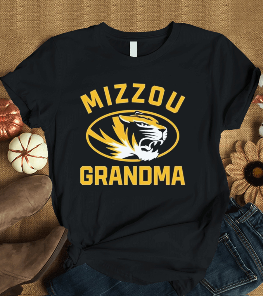 Mizzou Grandma Tiger Head T-Shirt