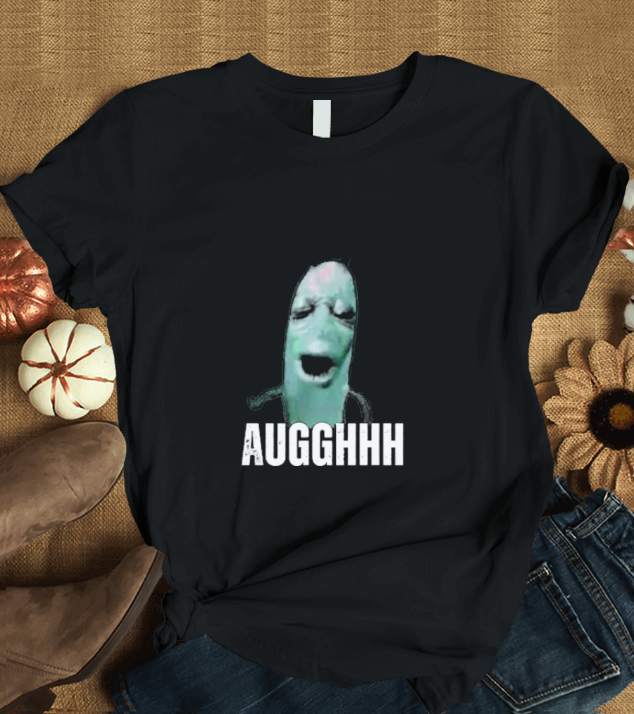 Cursed Plankton Augghhh Meme T-Shirt