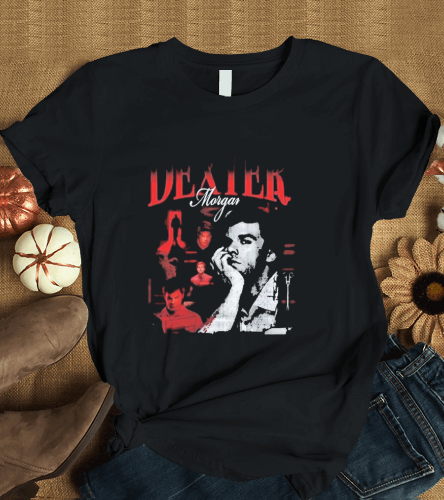 Dexter Morgan Heartthrob Iconic Red and Black T-Shirt