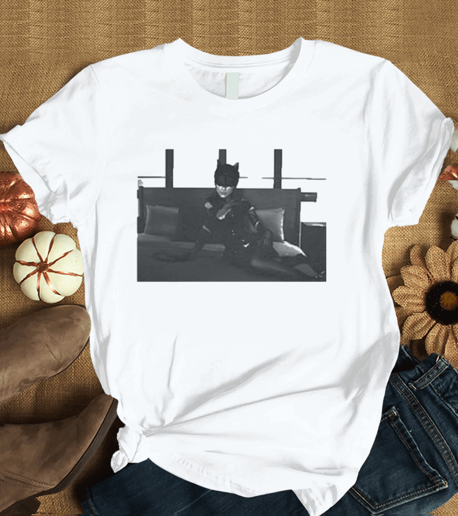 Tbim Photo Catwoman on Bed Scene T-Shirt