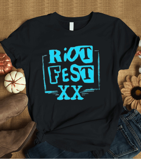 T-Shirt: Riot Fest XX 20th Anniversary T-Shirt Riot Fest XX 20th Anniversary T-Shirt