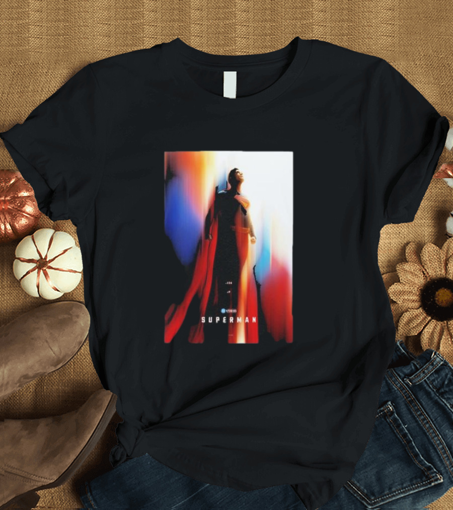 Superman 2025 Movie Look Up Vivid Heroic T-Shirt
