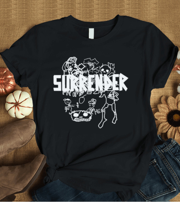 T-Shirt: Surrender Ugo Lets Hugo Doodle T-Shirt Surrender Ugo Lets Hugo Doodle T-Shirt