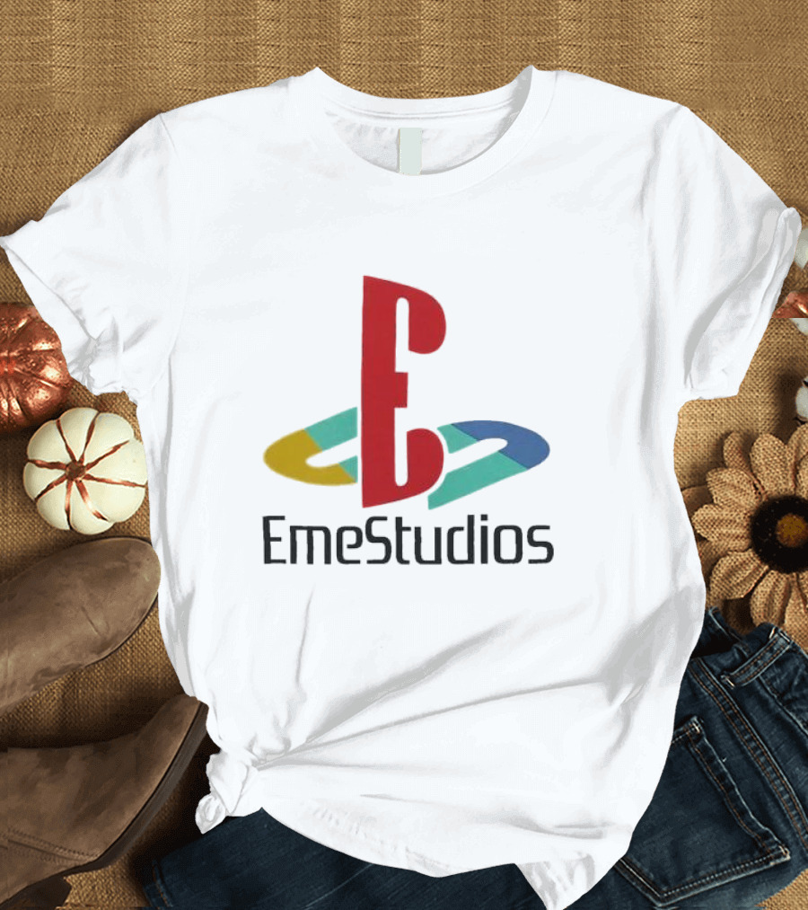 EmeStudios Play Logo with Classic Gaming T-Shirt