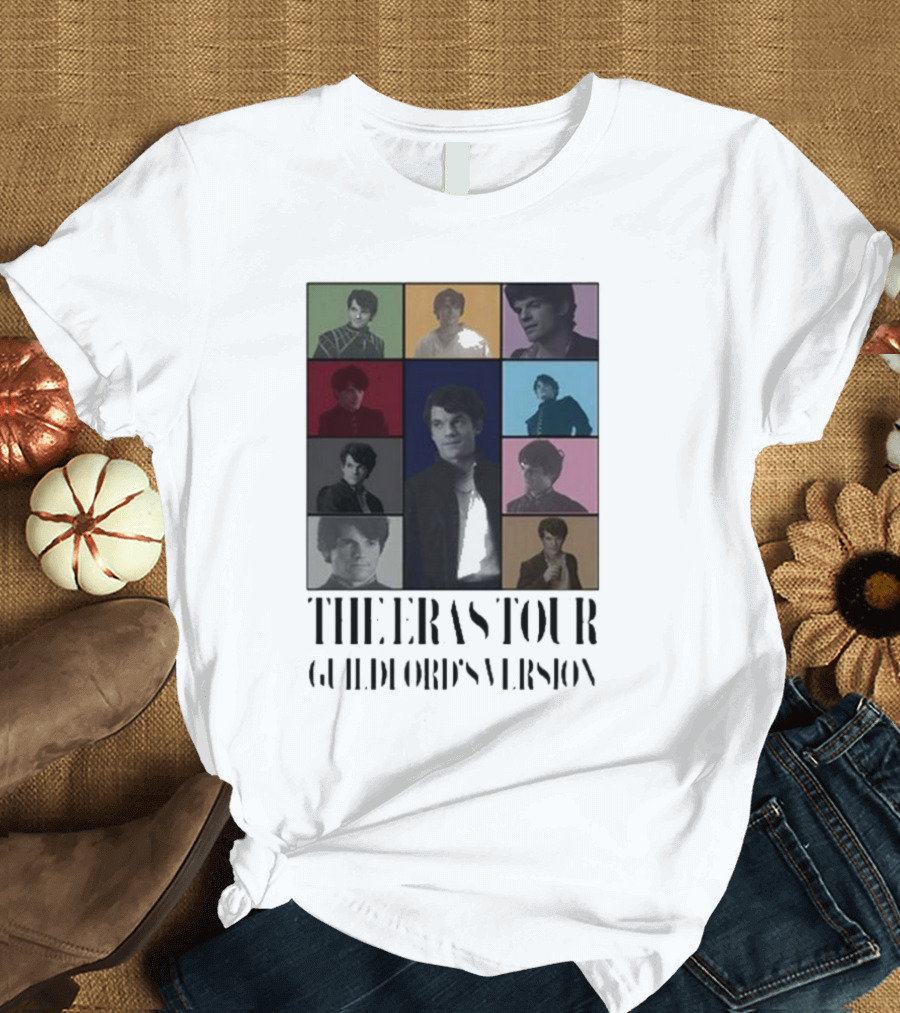 The Eras Tour Guildford’s Version Multicolor Portrait Collage T-Shirt