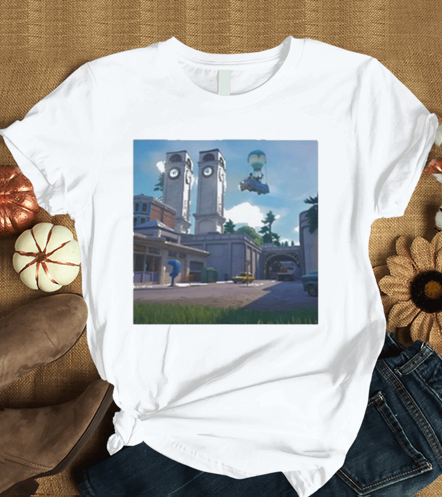Tilted Towers Event Fortnite Image T-Shirt
