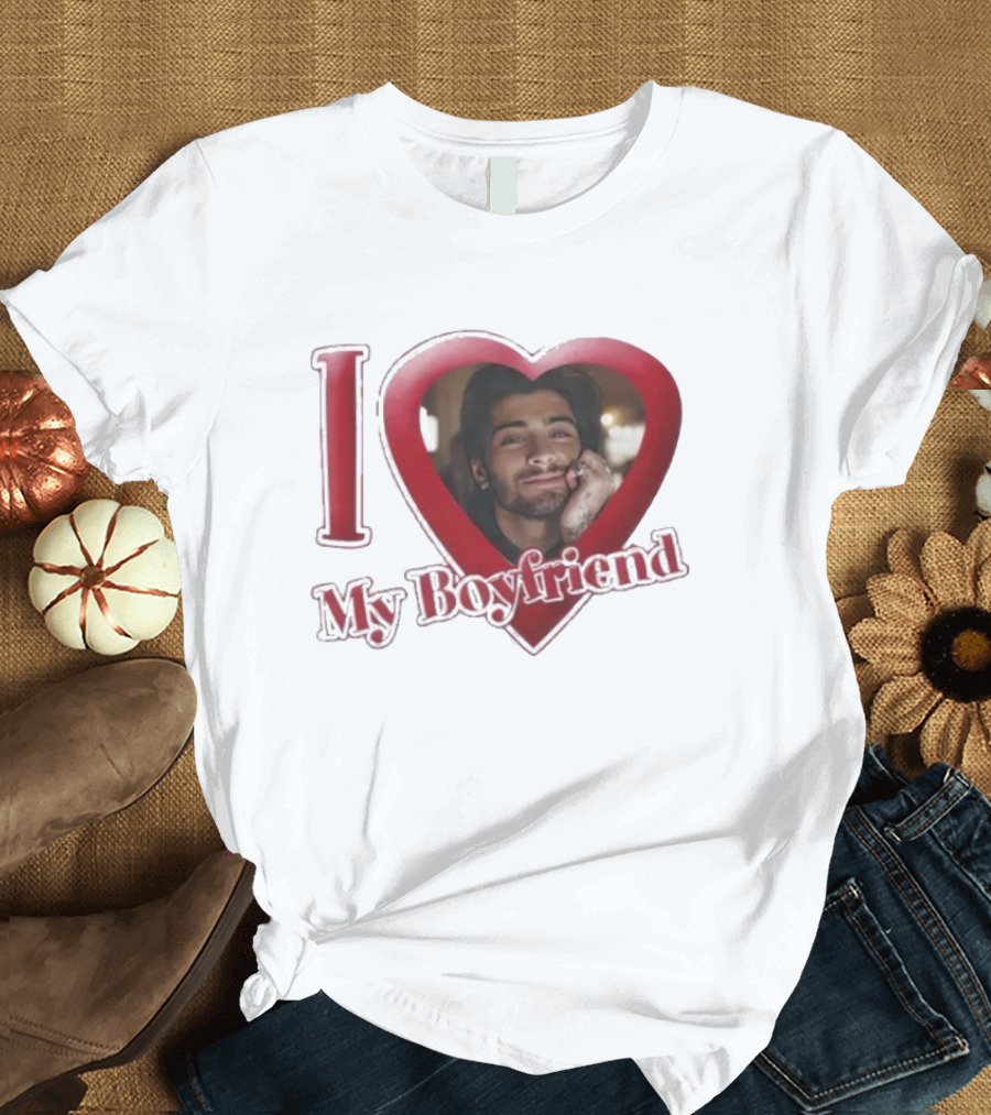 I Heart My Boyfriend Zayn Malik One Direction T-Shirt