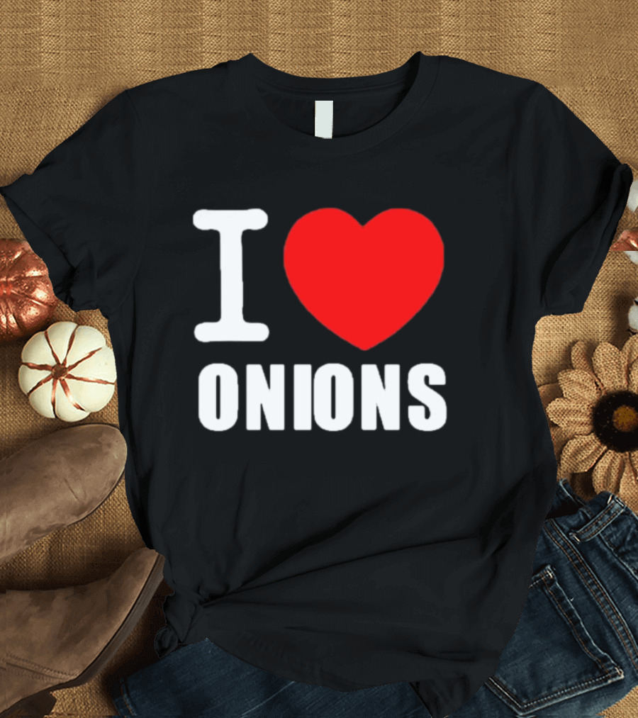 Pizzaslime I Heart Onions T-Shirt