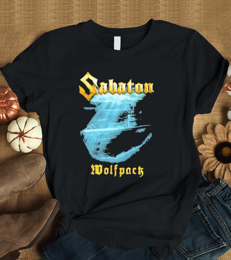 Sabaton Wolfpack Submarine Battle Reflection T-Shirt