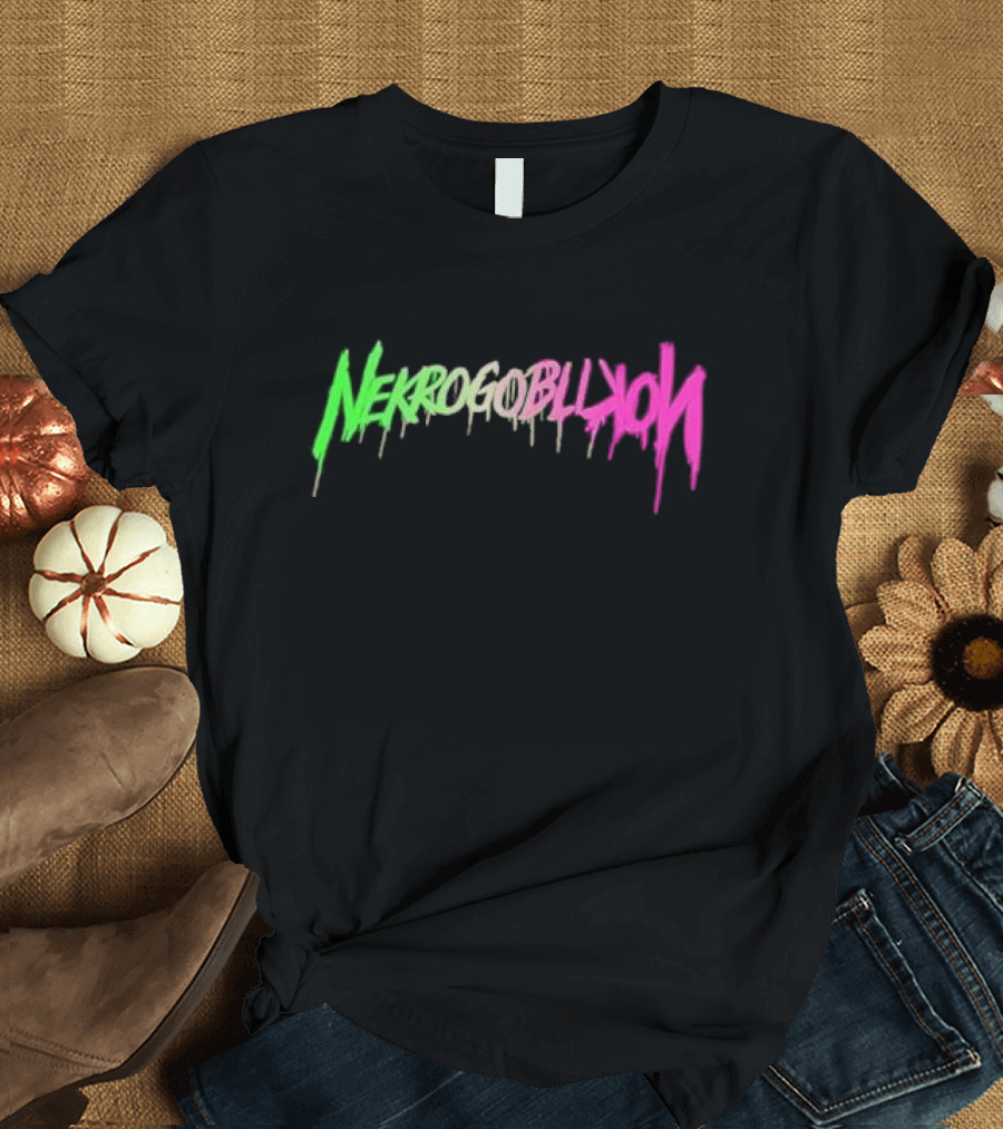Nekrogoblikon Goblin Mode Wicked Ombre Neon Drip T-Shirt