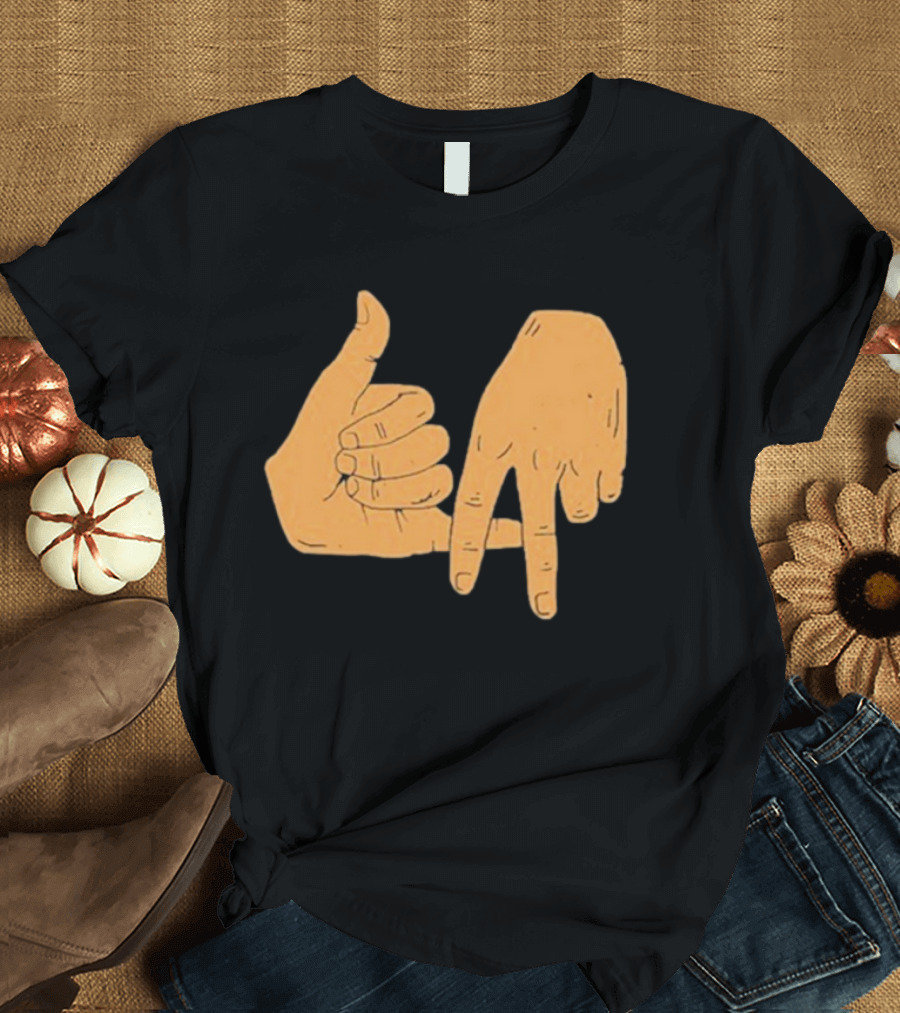 Dirty Coast Los Angeles Hand Gesture T-Shirt