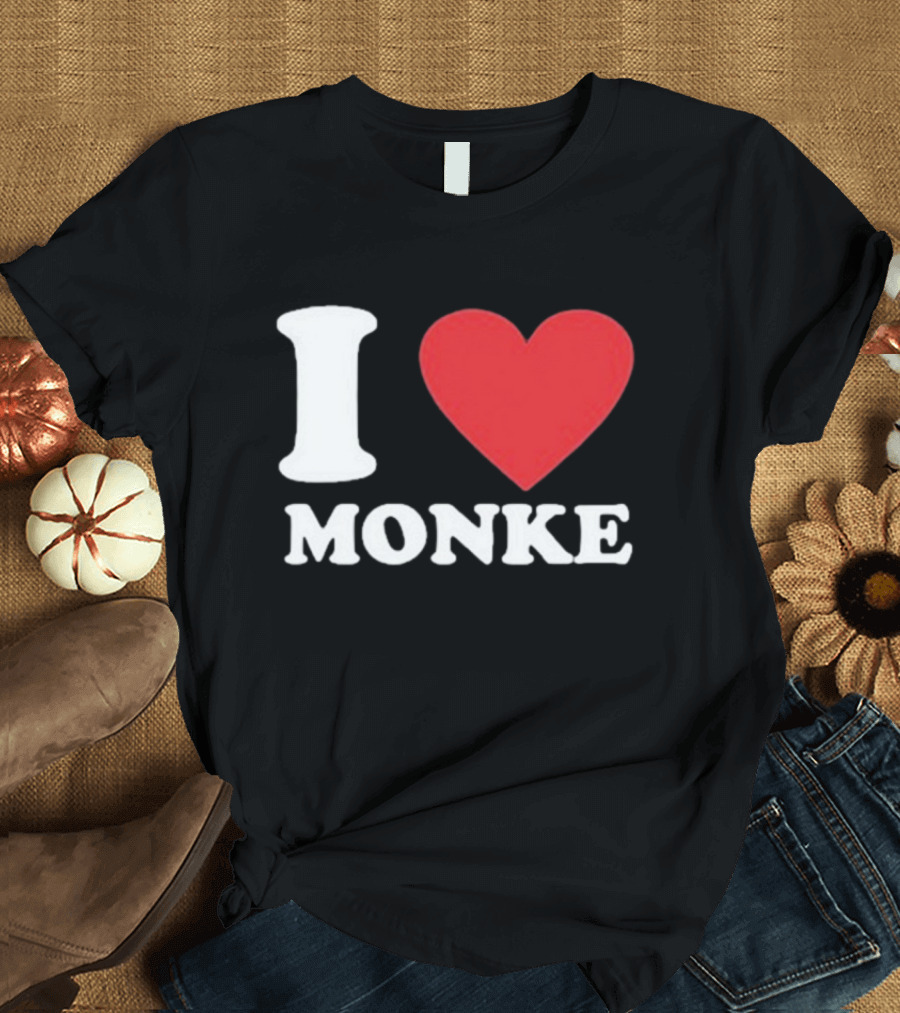 I Heart Monke Monkeclothing T-Shirt