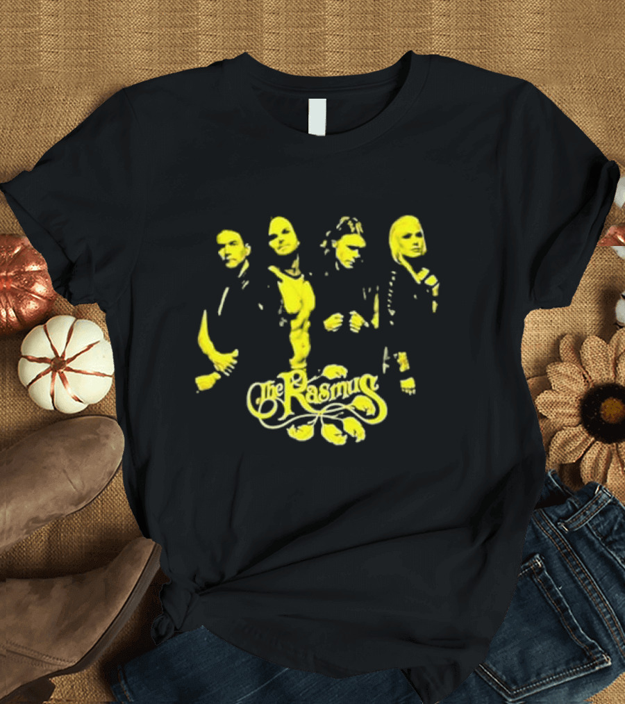 The Rasmus Band Yellow Portrait Live And Never Die T-Shirt
