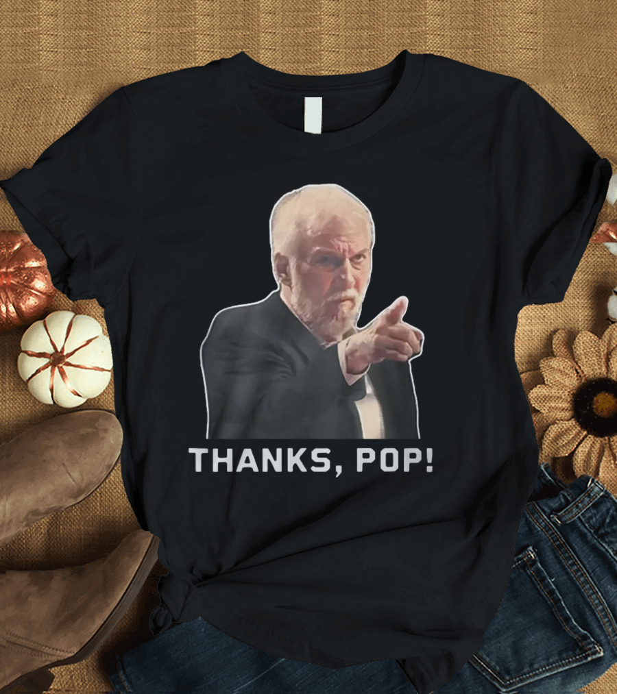 Steve Kerr Gregg Popovich Thanks Pop Pointing Gesture T-Shirt