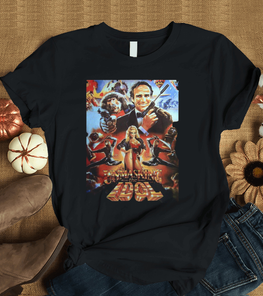 Unmasking The Idol Movie With Spy And Ninja Imagery T-Shirt