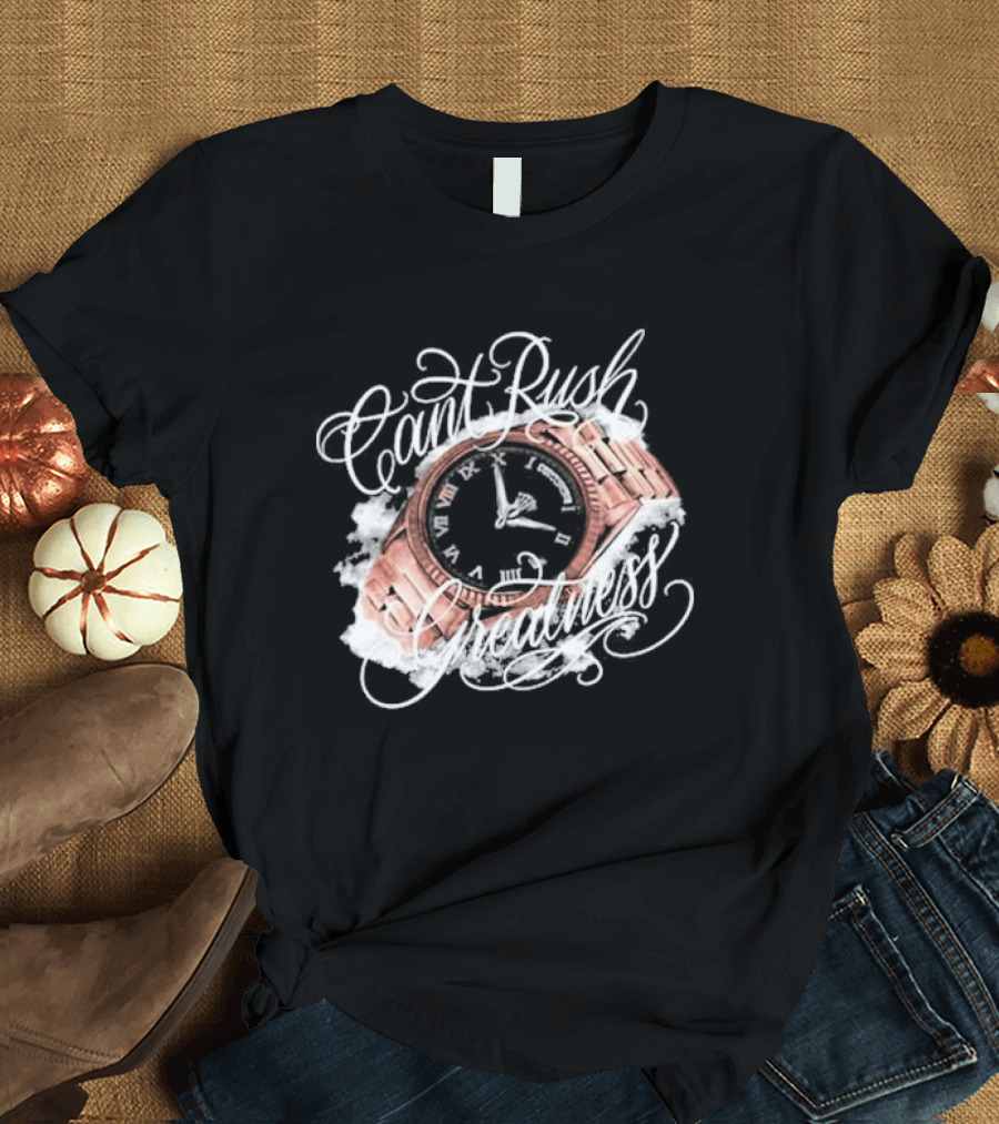 Syna X Crg Can’t Rush Greatness Rose Gold Timepiece T-Shirt