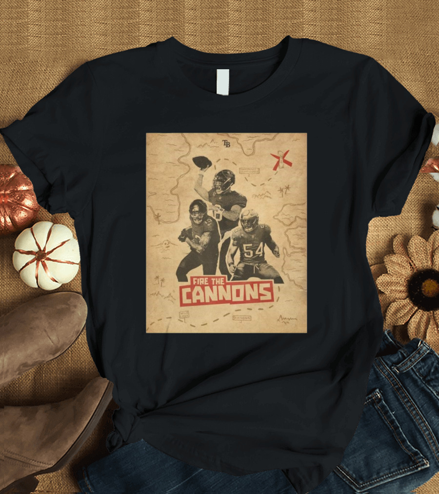 Tampa Bay Buccaneers Fire The Cannons Conference Championship Wild Card Divisional T-Shirt