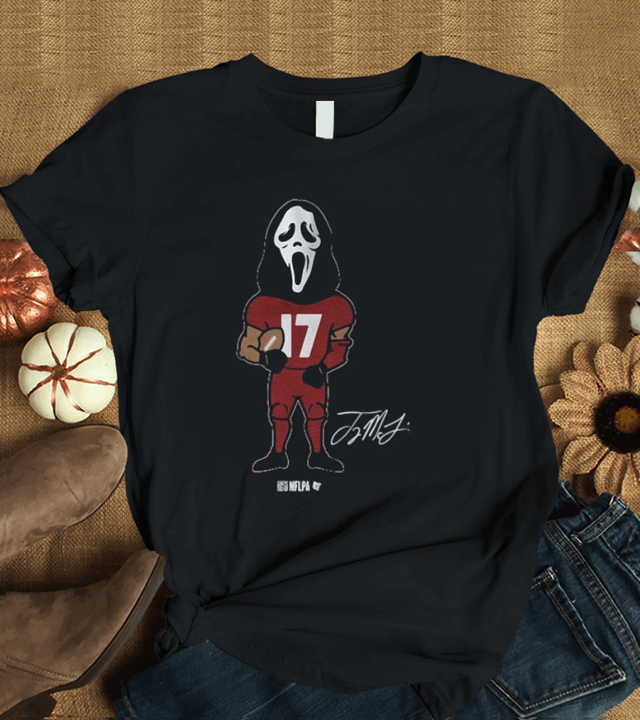 Terry McLaurin Scary Terry 17 Football Player Mask T-Shirt