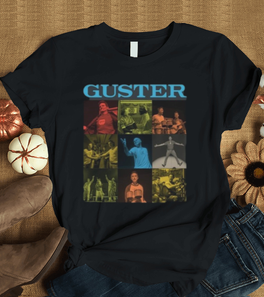 The Ban Guster Eras Tour 2025 Multicolor Band Photo Collage T-Shirt
