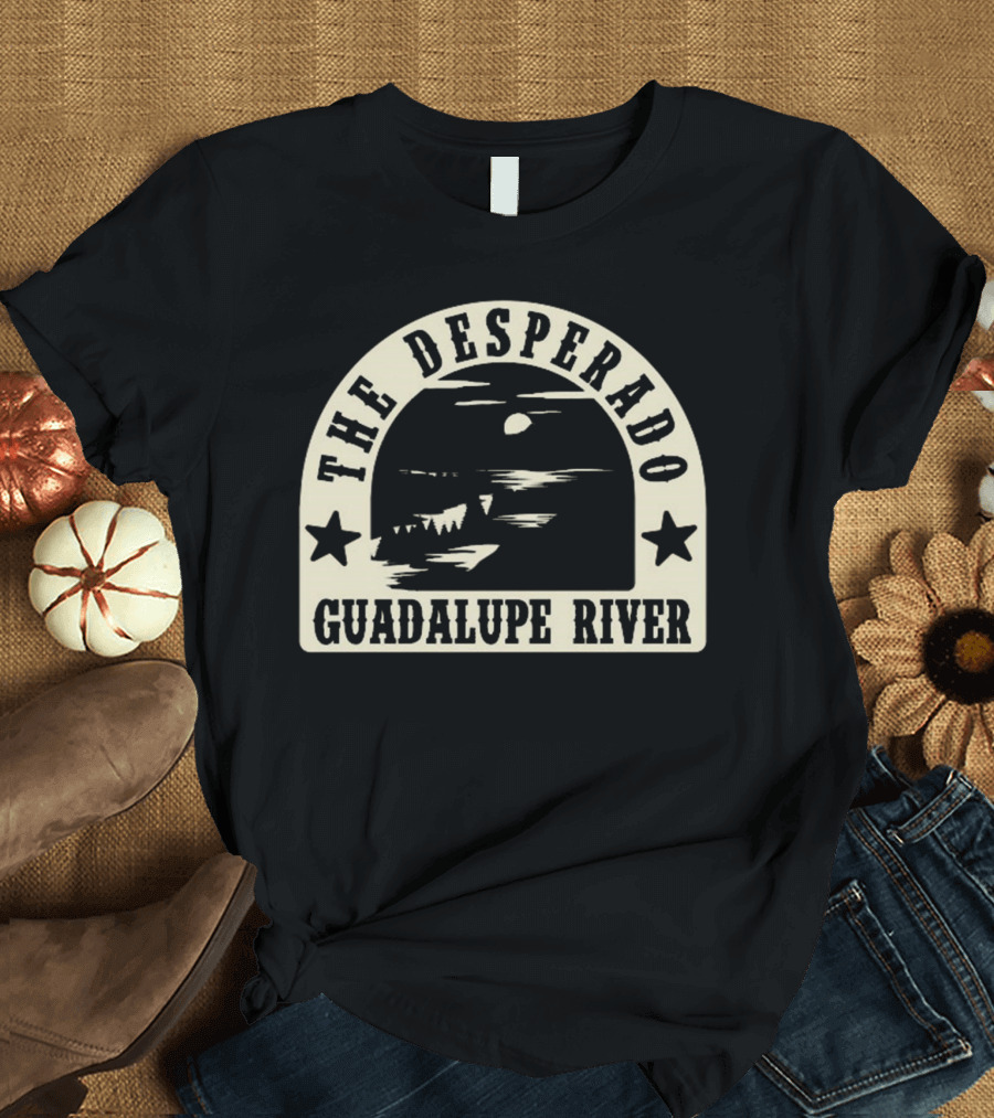 The Desperado Guadalupe River Sunset Stars T-Shirt