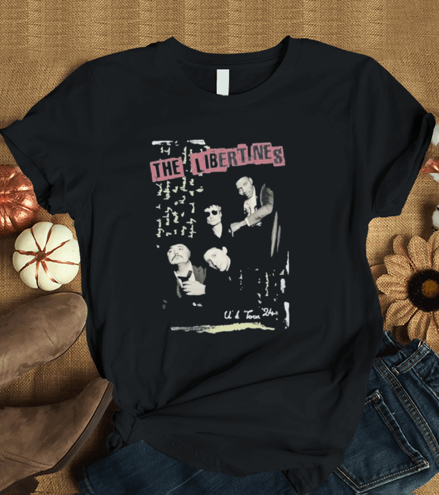 The Libertines UK Tour 24 Band Artwork T-Shirt