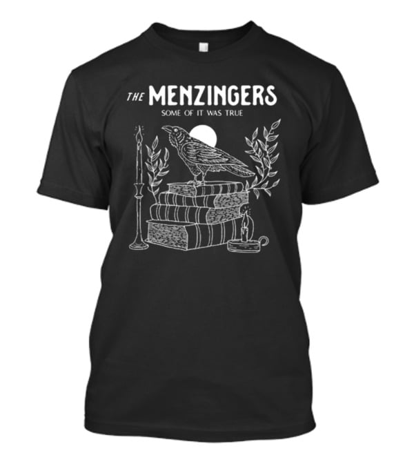 The Menzingers Some Of It Was True Raven Books Candle Cat T-Shirt