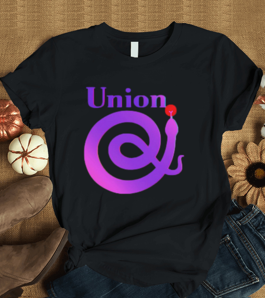 Union Snake Spiral with Red Tongue T-Shirt