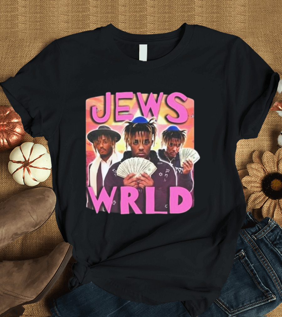 Jews WRLD Money Trio Judaica Style T-Shirt