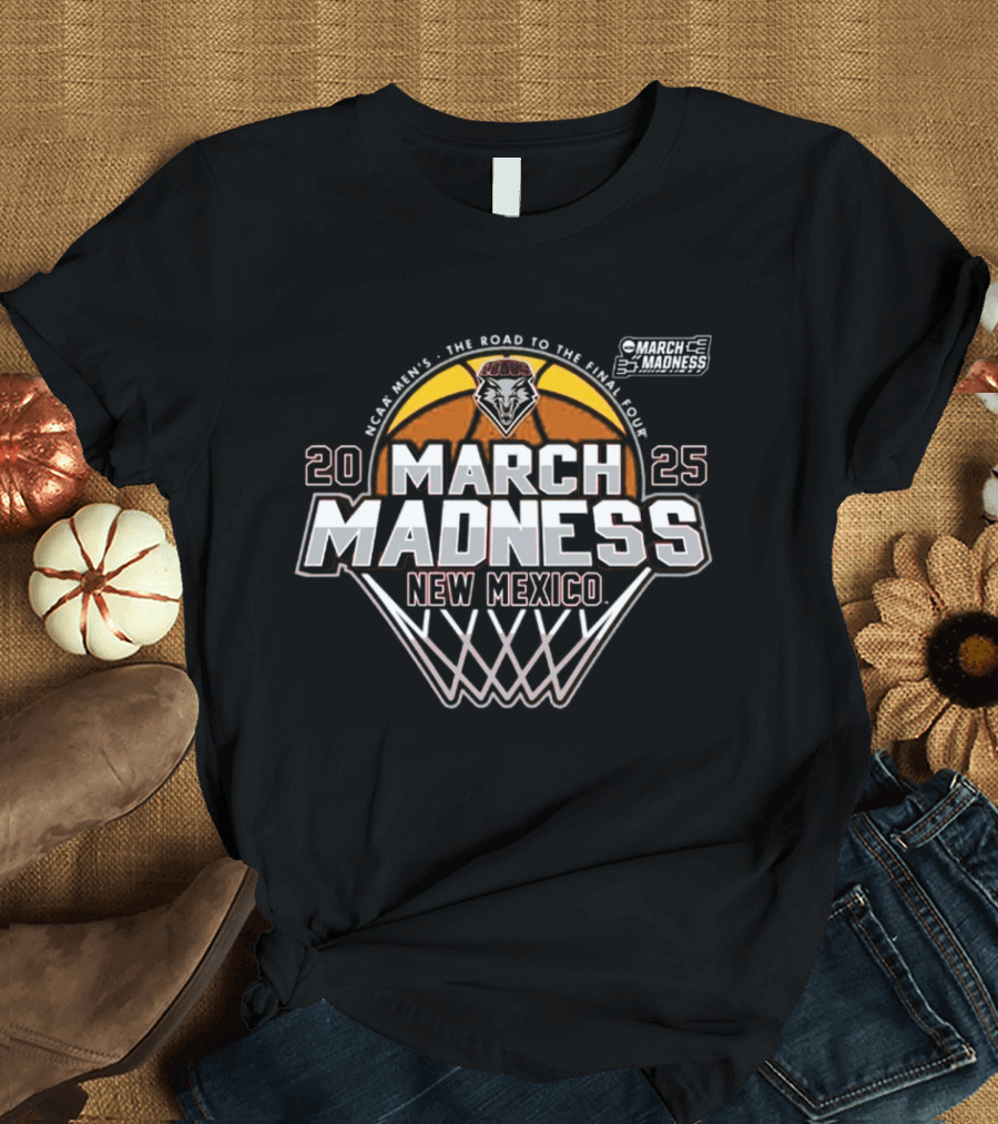 NCAA March Madness 2025 New Mexico Basketball Tournament Bound T-Shirt