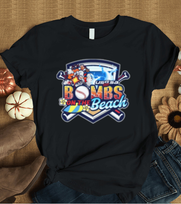 T-Shirt: USSSA Bombs on the Beach March 29-30 2025 Baseball Event T-Shirt USSSA Bombs on the Beach March 29-30 2025 Baseball Event T-Shirt