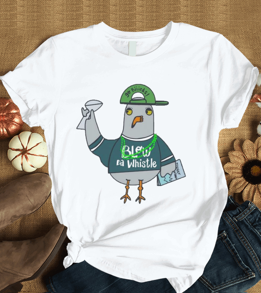 Blow da Whistle Go Birds Philadelphia Eagles LIX Champs Victory Celebration T-Shirt