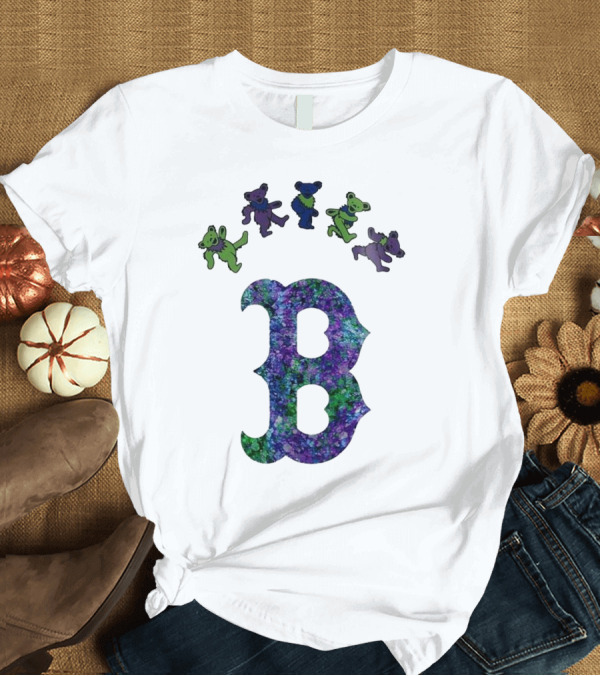 T-Shirt: Boston Red Sox Grateful Dead Bears 2025 Event Night T-Shirt Boston Red Sox Grateful Dead Bears 2025 Event Night T-Shirt