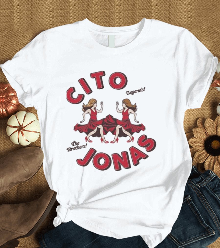 Cito Jonas Legends The Brothers Dancing Twins T-Shirt