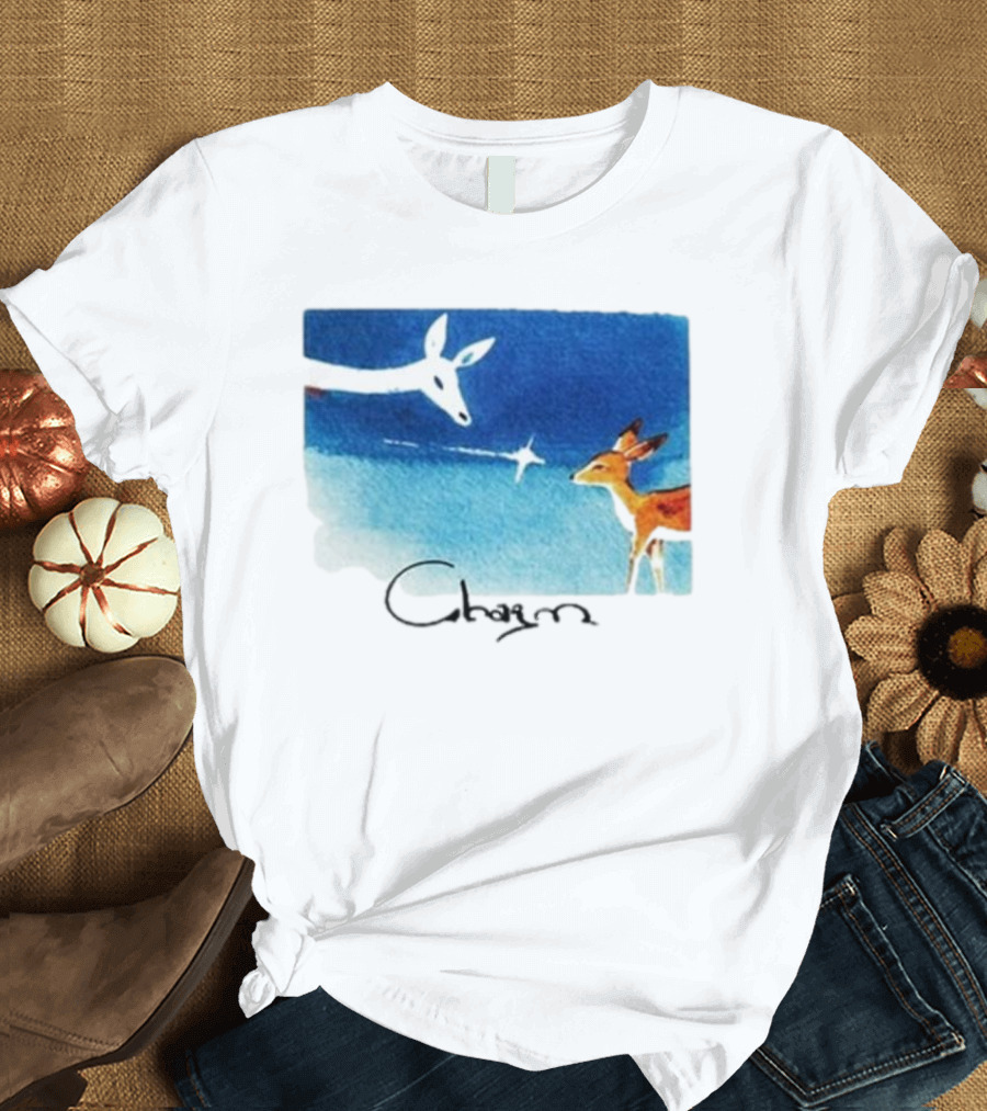 Clairo Charm Deer Artwork Benefit T-Shirt