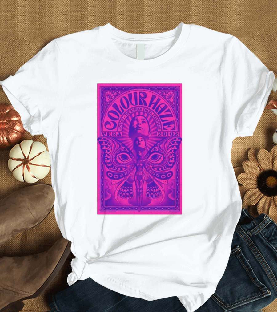 Colour Haze Vera Groningen Netherlands Feb 20 2025 Josiah The Rubber Snake Charmers T-Shirt