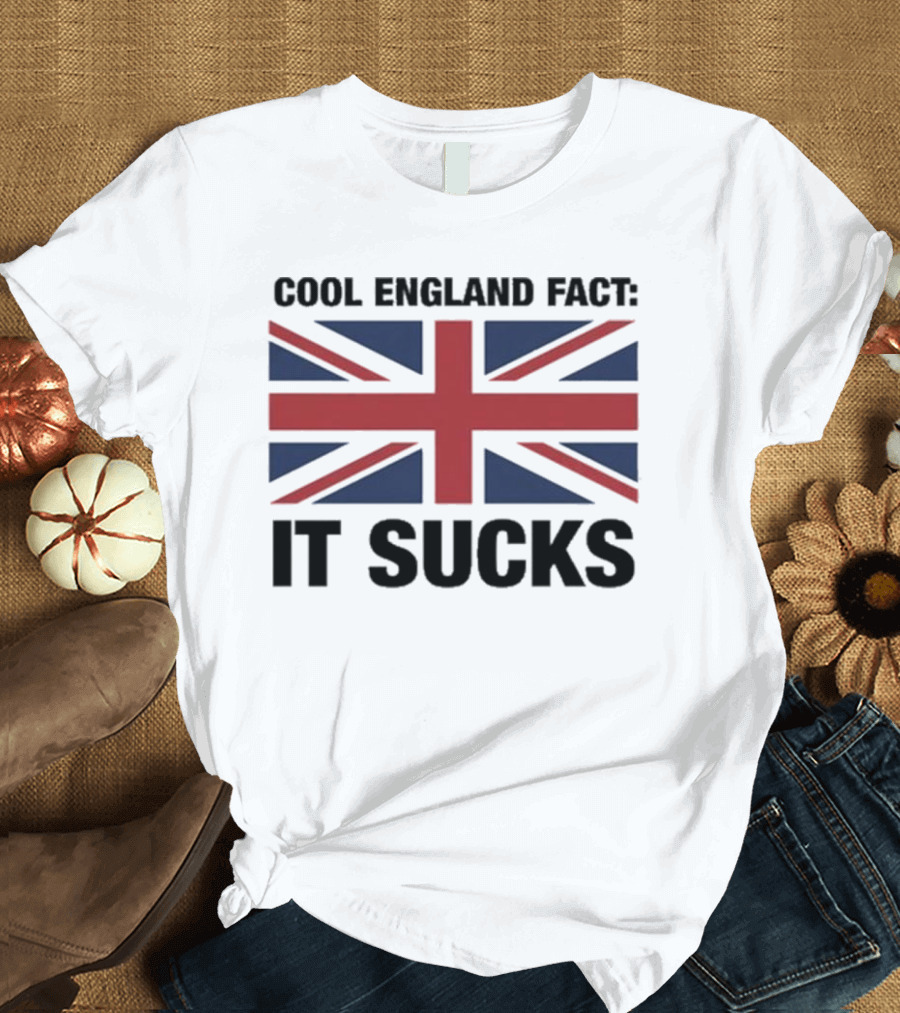 Cool England Fact It Sucks Union Jack T-Shirt
