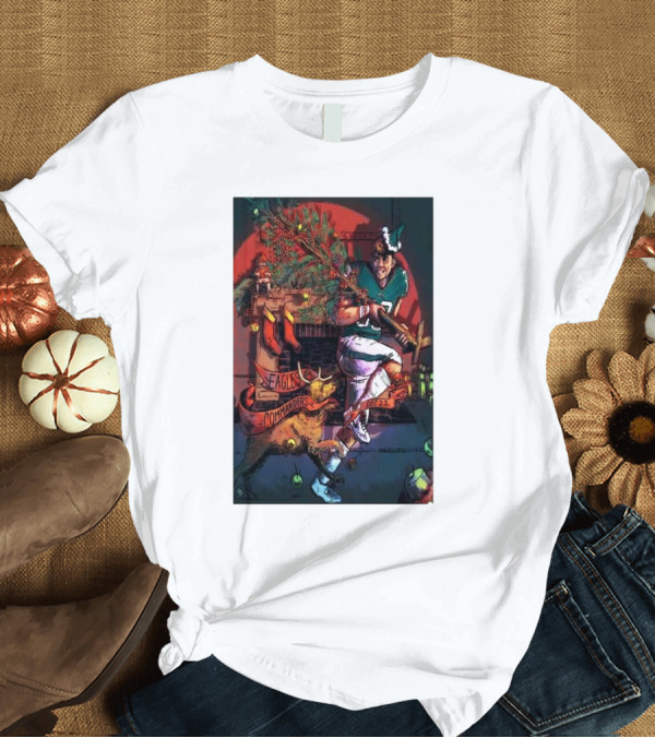 T-Shirt: Eagles vs Commanders Christmas Clash Dec 22 2024 Northwest Stadium Landover MD T-Shirt Eagles vs Commanders Christmas Clash Dec 22 2024 Northwest Stadium Landover MD T-Shirt