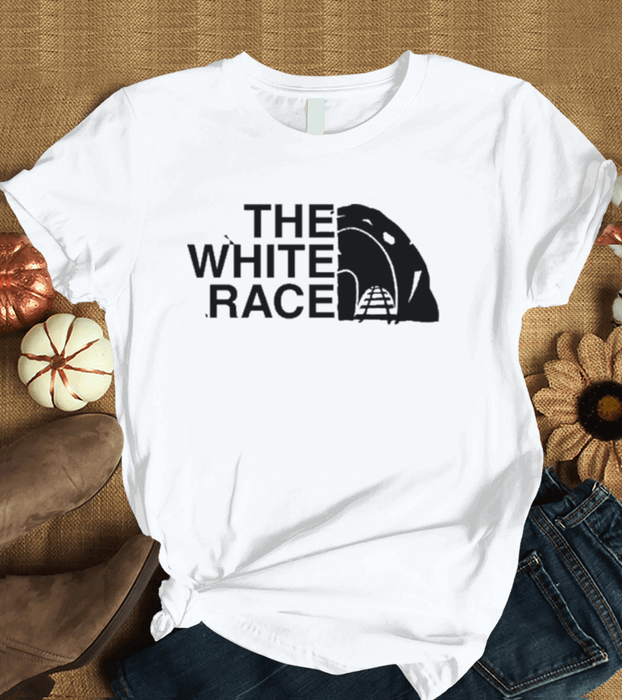 Fella Wearing The White Race T-Shirt
