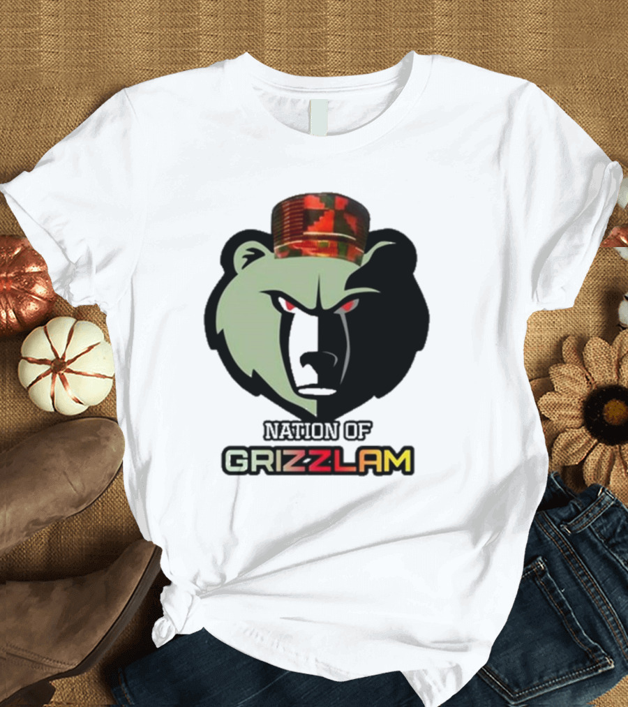 Feralrollypolly Grizzlam Bear Kufi Hat T-Shirt