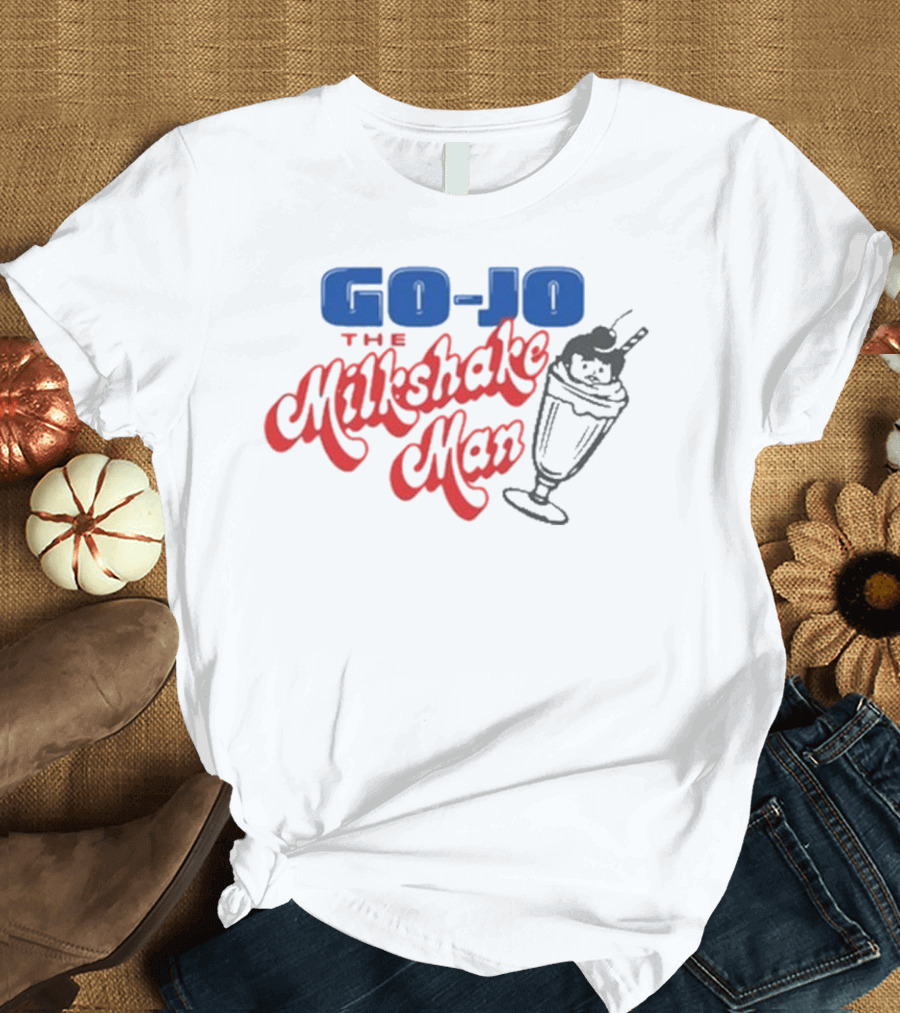 Go Jo The Milkshake Man Retro Style Beverage Lover T-Shirt