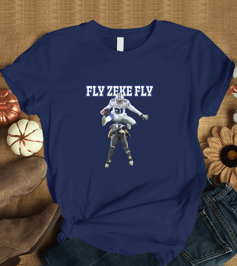 Limited Time Edition Fly Zeke Fly Football T-Shirt