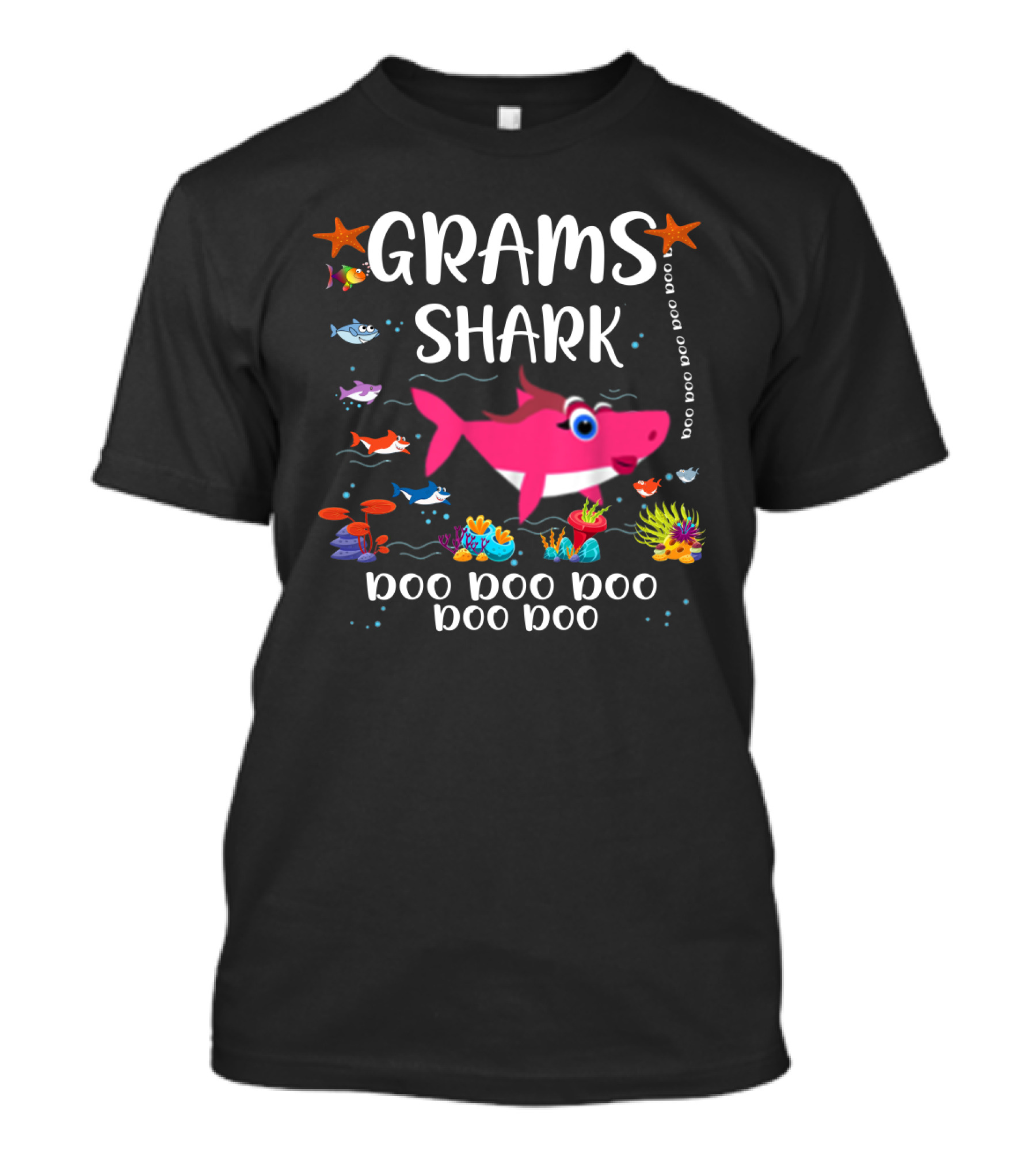 Grams Shark Doo Doo Doo Doo Matching Family Shark T-Shirt