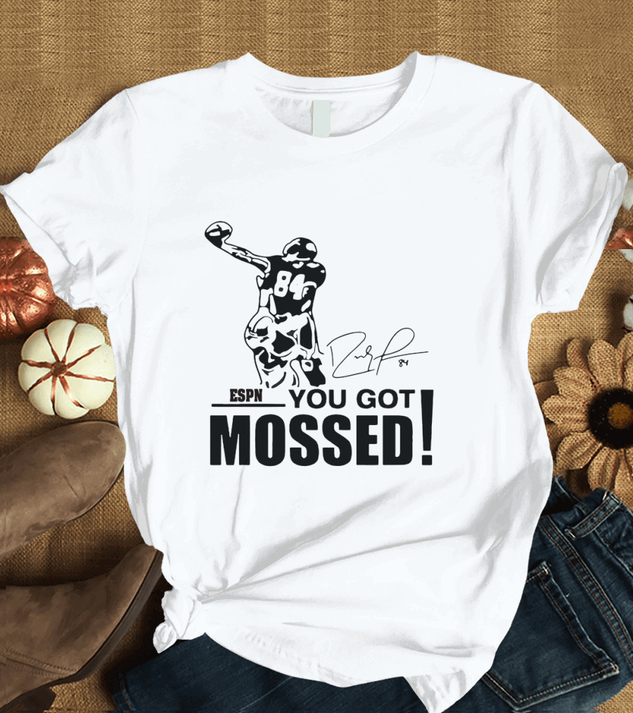 ESPN You Got Mossed 84 Signature Football T-Shirt