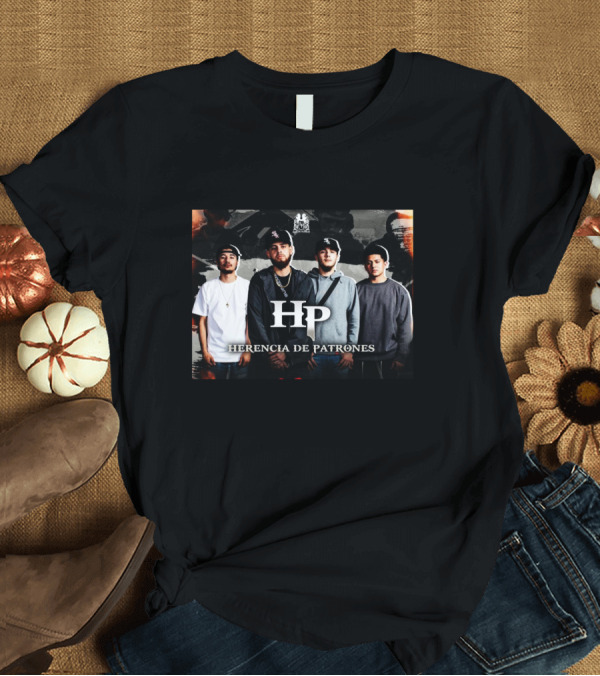 T-Shirt: HP Herencia De Patrones Band Group Image T-Shirt HP Herencia De Patrones Band Group Image T-Shirt